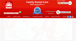 Desktop Screenshot of familydentalcare.com.mx